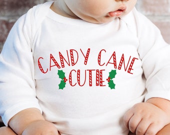Candy Cane Cutie svg, Candy Cane svg, Kid Christmas Shirt svg, Christmas Baby svg, Cricut Cut Files, Christmas Shirt svg, Christmas Kids svg