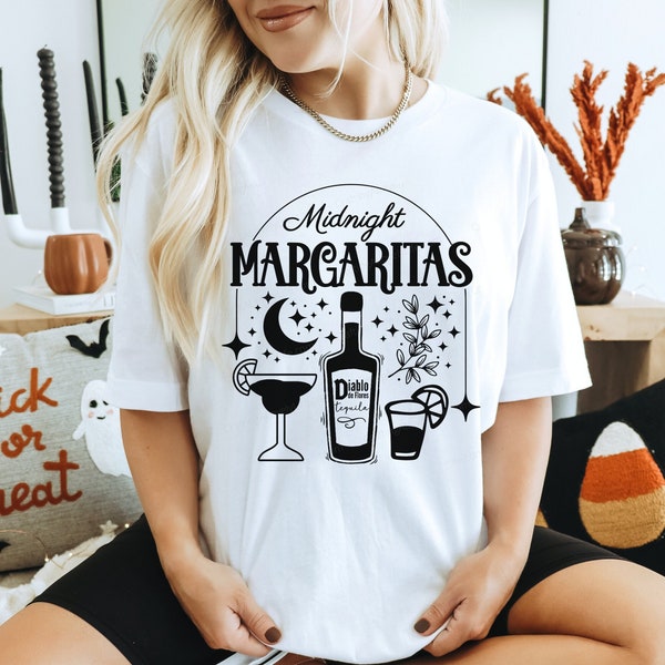 Midnight Margaritas svg, Midnight Margaritas PNG, Practical Magic svg, Midnight Tequila Margaritas png, Witchy svg, Halloween Shirt svg