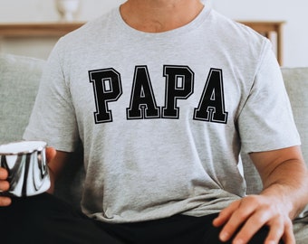 Papa svg, Papa Shirt svg, Papa Varsity Letters svg, Papa Cut File, Fathers Day svg, Best Papa Ever svg, Papa png, Papa Gift svg,  Cricut