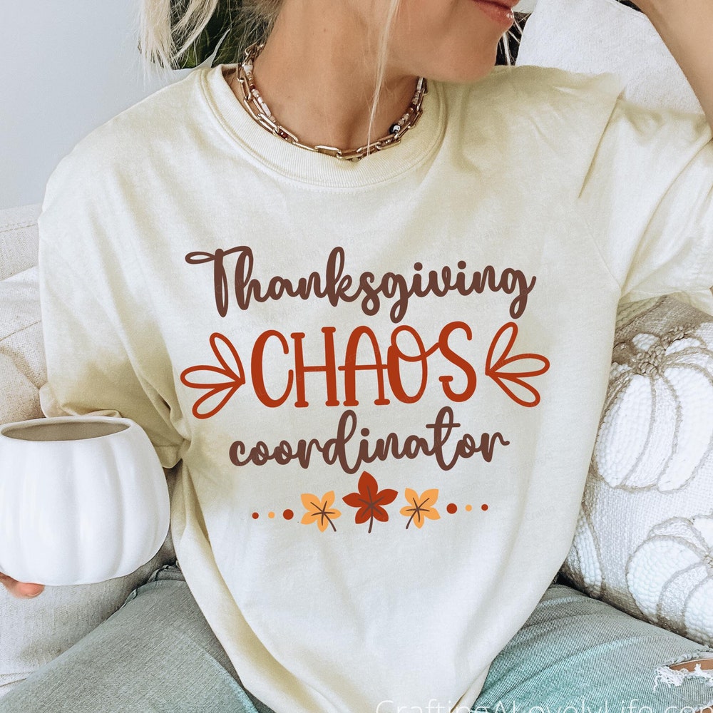 Snorider Design Thanksgiving Chaos Coordinator Svg, Thanksgiving Svg Funny, Funny Thanksgiving Svg, Happy Thanksgiving Svg, Funny Thanksgiving Png