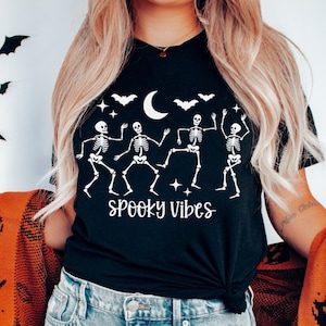 Spooky Vibes svg, Dancing Skeleton svg, Skeleton svg, Spooky Season svg, Spooky mama svg, Mom svg, Cricut Cut Files, Halloween Shirt svg