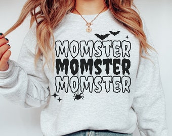 Momster SVG, Momster Shirt, Momster Sweatshirt, Momster png, Monster svg, Cricut Cut File, Halloween Shirt svg, Halloween SVG for Shirt