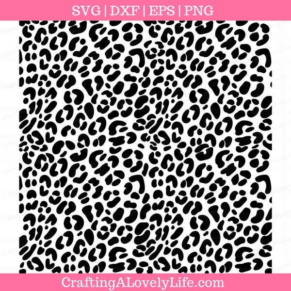 Leopard Print SVG, Cheetah Print SVG, Hand-drawn Cheetah Print, Animal Print svg, Leopard Print Pattern, Leopard svg, Cricut, Silhouette