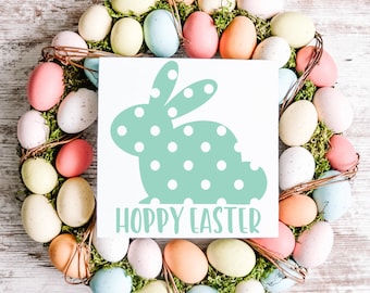 Hoppy Easter svg, Easter Bunny svg, Easter svg, Easter svg Files, Easter svg Files for Cricut, Easter Shirt svg, Easter sign svg, Cricut svg