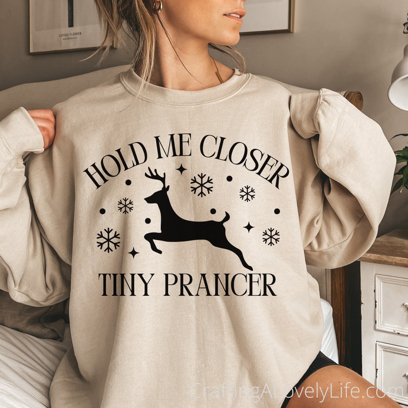 Hold Me Closer Tiny Prancer Svg Funny Christmas Svg - Etsy