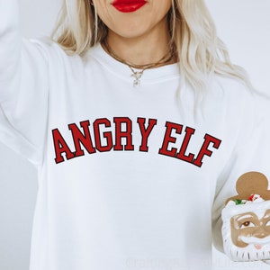 Angry Elf svg, Funny Elf svg, Funny Christmas svg, Funny svg, Christmas Sweater svg, Christmas Pillow svg, Cricut svg, Christmas tshirt