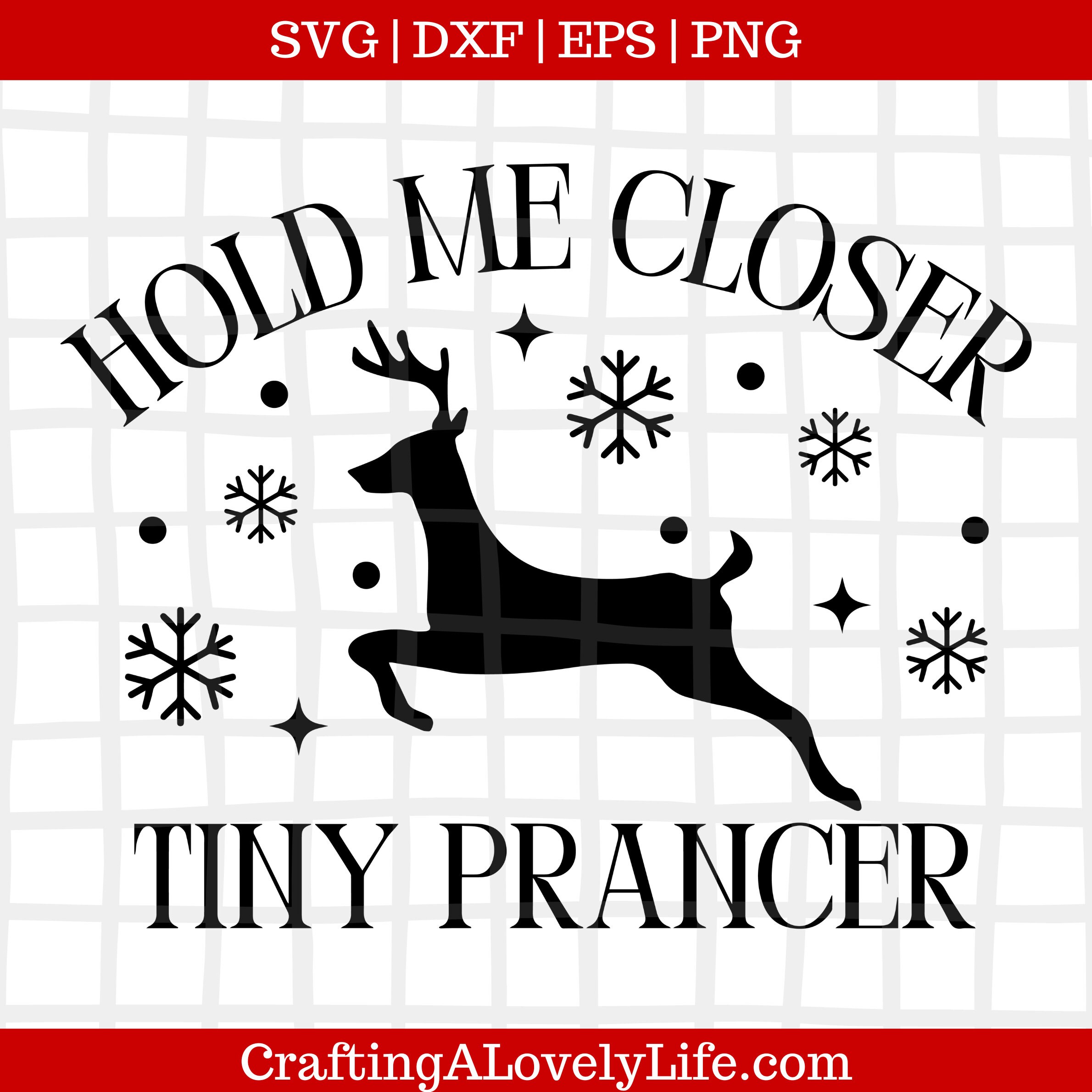 Hold Me Closer Tiny Prancer Svg, Funny Christmas Svg, Christmas Sweater ...