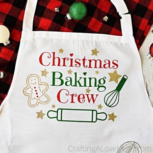 Weihnachts backen Crew SVG, Weihnachts svg, Weihnachts Crew svg, Cricut Projekt, Silhouette, Cricut Maker, Weihnachtsschürze svg, Cricut Cut File