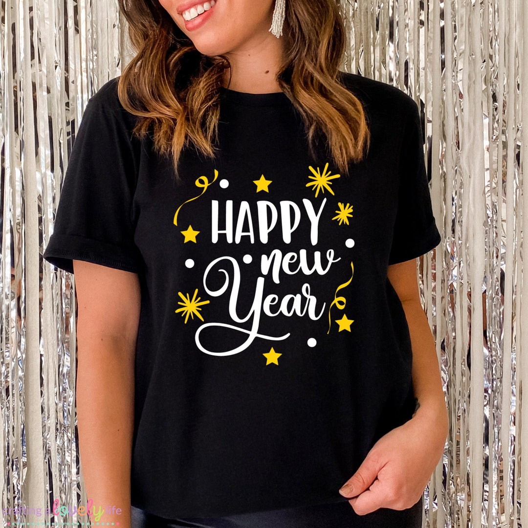 Year Year Silhouette, New Svg New Year New Years - Shirt Svg, Cut Happy Projects, Happy Etsy Cricut Svg, Svg, New Files, Year SVG, Eve Cricut New