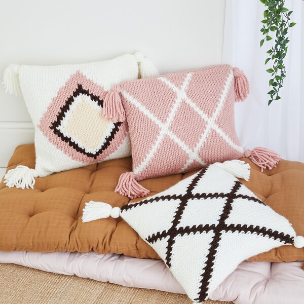 Cushion Knitting Patterns Etsy UK