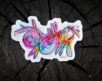 Flower Power Sticker