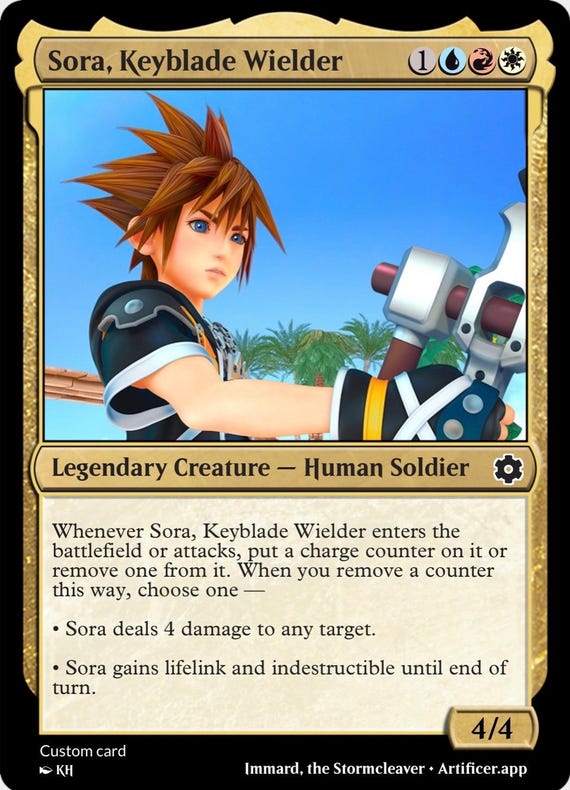 Kingdom Hearts MTG Commander Proxy Deck: HD Printable - Etsy