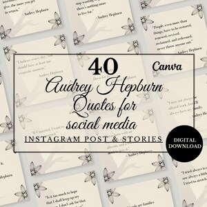 40 citas inspiradoras de Audrey Hepburn, citas sobre la vida, citas inspiradoras, citas de sabiduría, citas de personalidad, citas positivas, citas de afirmación