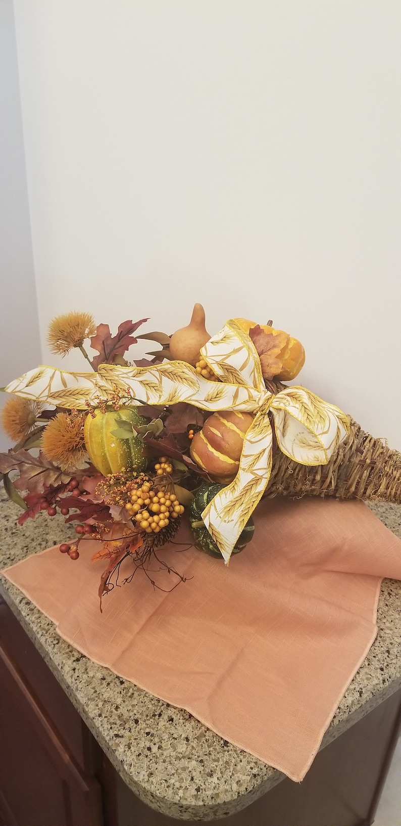 Horn of Plenty Centerpiece Etsy