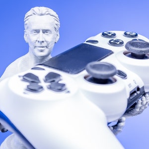 Buff Nick Cage Controller Stand | Controller Holder | Phone Holder | Gaming Decor Office Desktop | Phone Stand | Gift for Gamer