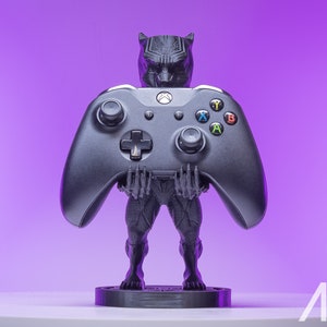 Black Panther Controller Stand | Controller Holder | Phone Holder | Decor, Office, Desktop | Black Panther Phone Stand | Gift for Gamer