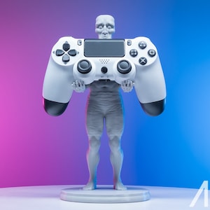 Buff Handsome Squidward Controller Stand | Controller Holder | Gaming Decor Office  | Buff Handsome Squidward Phone Stand | Gift for Gamer