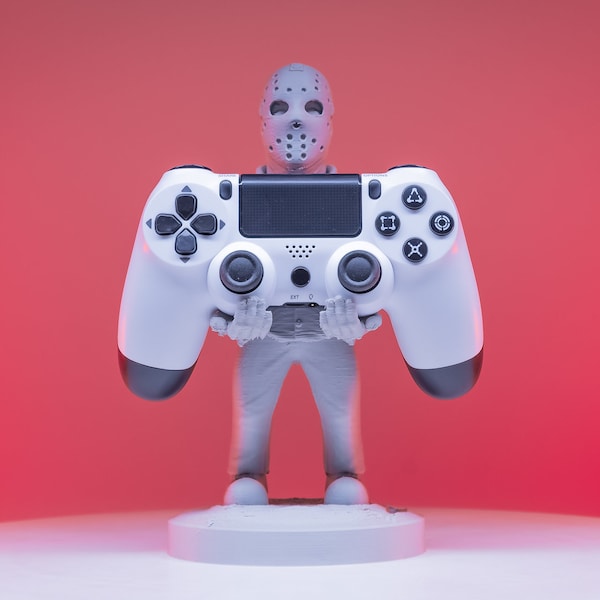 Jason Voorhees Controller Stand | Controller Holder | Phone Holder | Gaming Decor Office, Desktop | Jason Phone Stand | Gift for Gamer