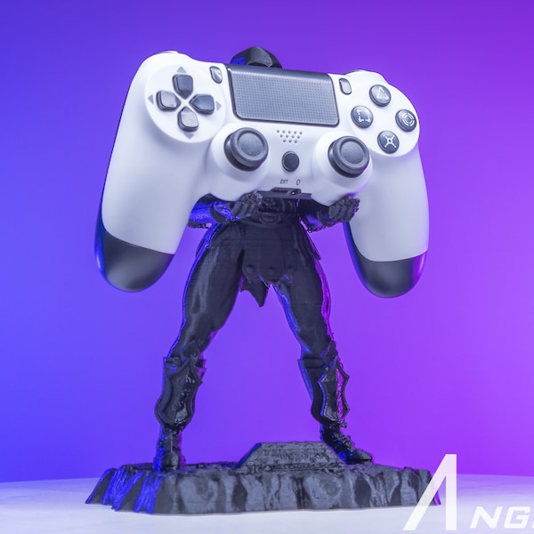 Skeletor-controllerstandaard | Controllerhouder | Telefoonhouder | Gaming Decor Kantoor, Desktop | Homer Telefoonstandaard | Cadeau voor gamers