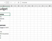 Excel Monthly Budget Template | Excel Budget Spreadsheet | Excel Budget Tracker | Excel Monthly Budget Spreadsheet | Excel Budget Template
