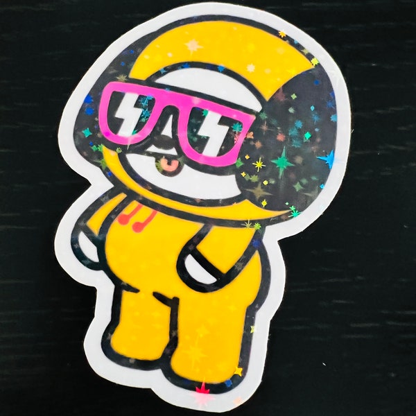 BTS BT21 Cool Shade Chimmy Holographic Sticker