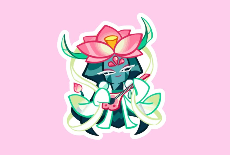 Cookie Run Kingdom Lotus Dragon Cookie Sticker Etsy