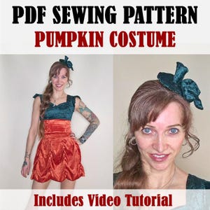 Pumpkin Costume Sewing Pattern