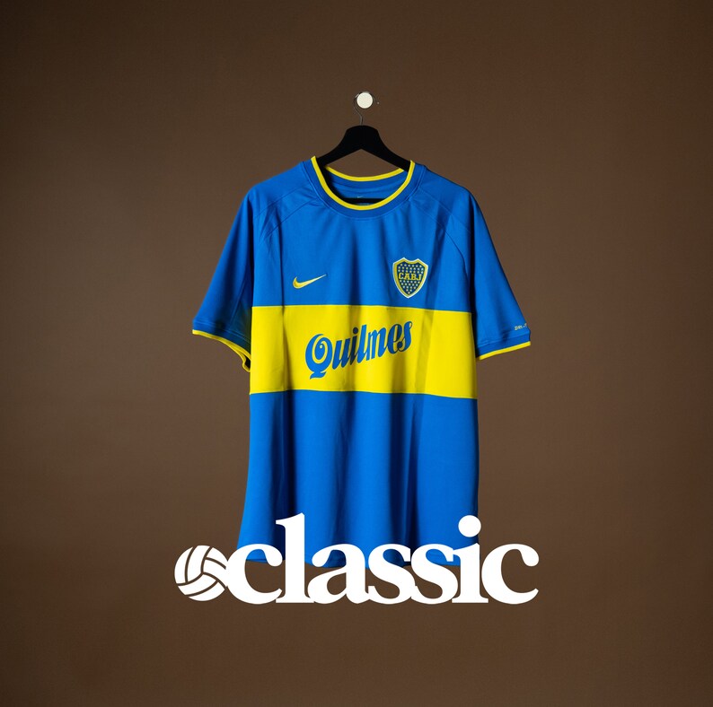 Boca Juniors 1999-2000 Riquelme 10 Classic Football Shirt Jersey