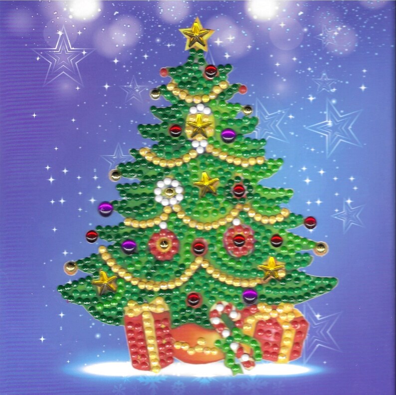 Handmade Christmas Diamond Art, Diamond Painting, Festive Christmas