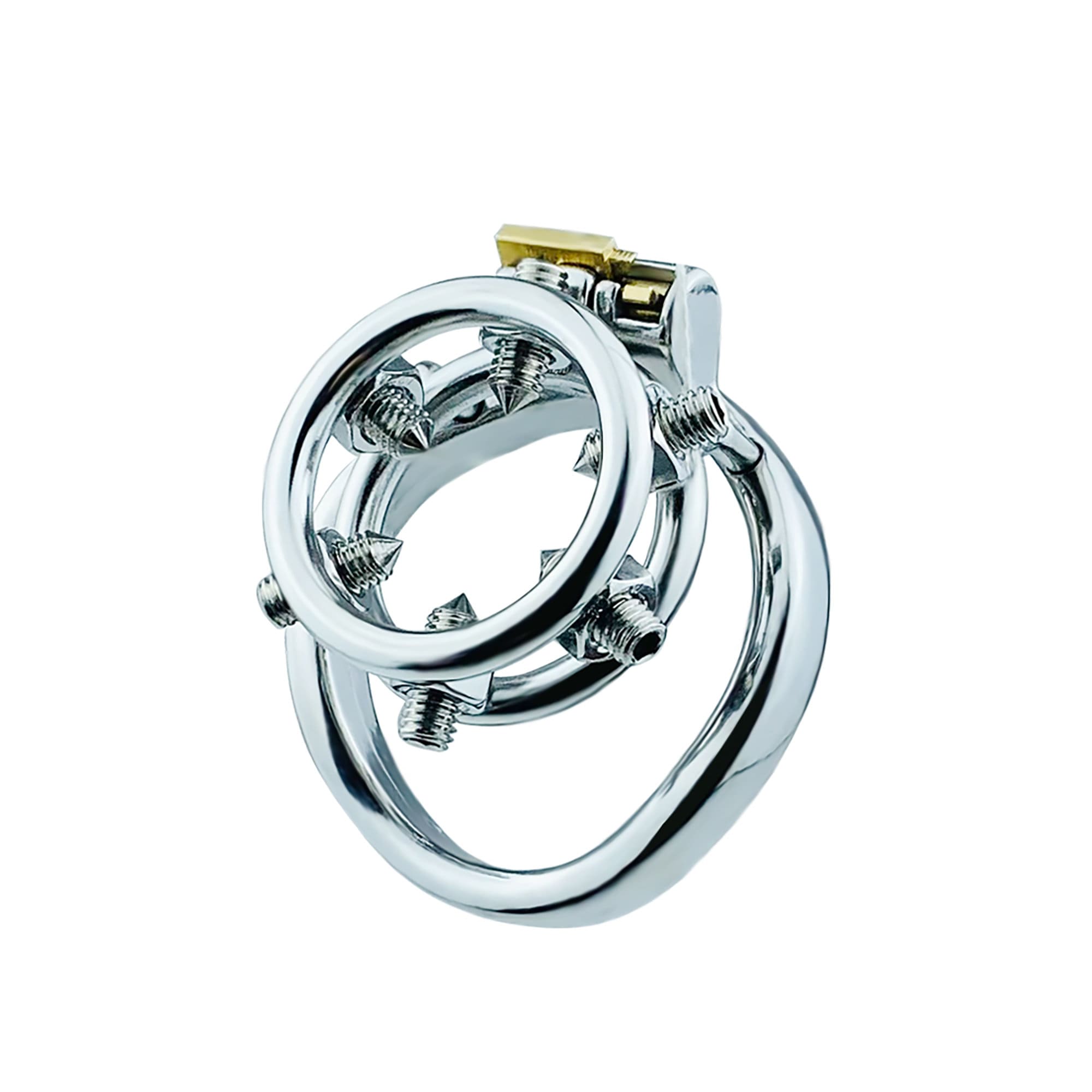 Spiral Penis Ring Cock Ring Male Erection Keeper Glans Ring Men's Bondage  Intimate Jewellery Adult Bdsm Sex Toy / Body Jewellery Silver 