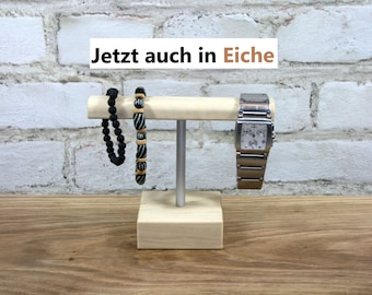 Schmuckständer aus Holz für Armbänder und Uhren, Schmuckaufbewahrung