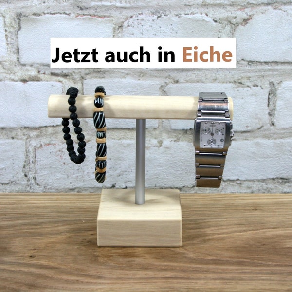 Schmuckständer aus Holz für Armbänder und Uhren, Schmuckaufbewahrung