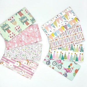 Birthday Envelopes, Set of 8 Self-Sealing Money Envelopes with Labels, Party Envelopes, Cute Envelopes for Kids, Gift Envelopes, Snail Mail