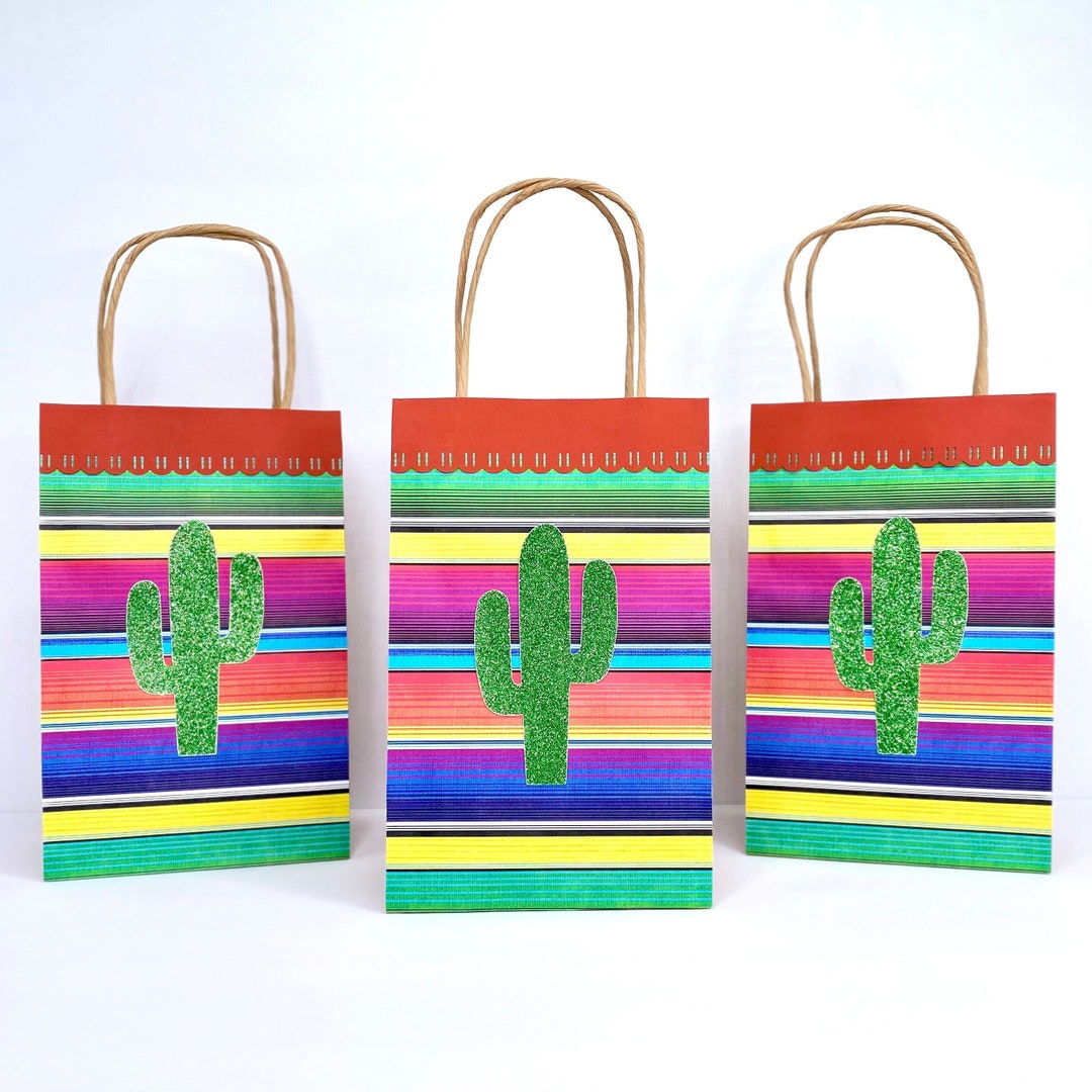 Fiesta Favor Bag Mexican Party Favors Mexican Candy Bags Etsy