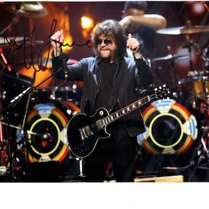 Superb Jeff Lynne Hand-Signed 10&quot; x 8&quot; Photo