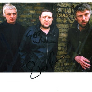 Superb Happy Mondays Hand-Signed 10" x 8" Photo