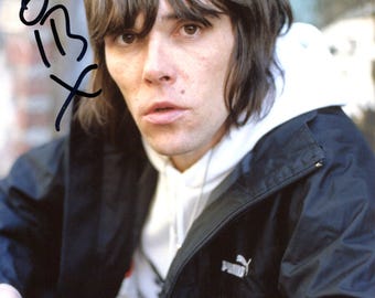 Superb Ian Brown Hand-Signed 10" x 8" Photo