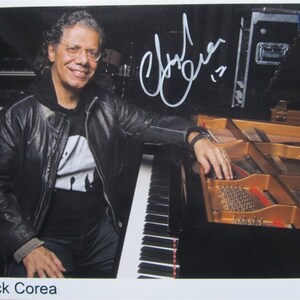 Superb Chick Corea Hand-Signed 10&quot; x 8&quot; Photo