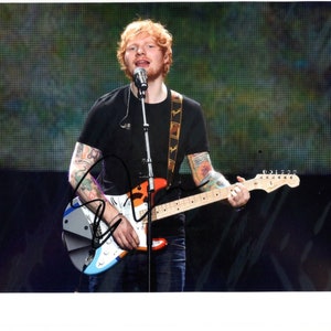Superb Ed Sheeran Hand-Signed 10&quot; x 8&quot; Photo