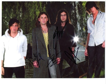 Schitterende Kings of Leon, met de hand ondertekende foto van 10 x 8 inch