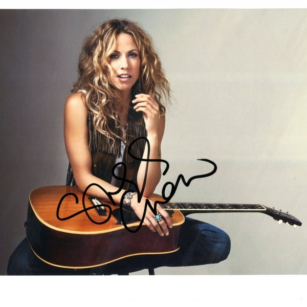 Superb Sheryl Crow Hand-Signed 10" x 8" Photo