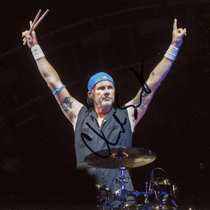 Superb Chad Smith (Red Hot Chili Peppers) Hand-Signed 10&quot; x 8&quot; Photo