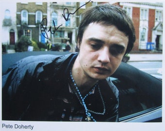 Superb Pete Doherty Hand-Signed 10" x 8" Photo