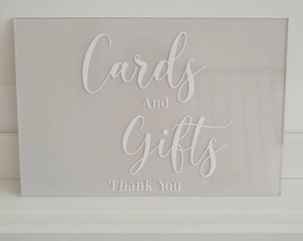 Card and gift vinyl decal . Perfect to create your own signs for your wedding .