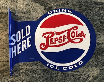 Details about   Porcelain Drink Pepsi Enamel Sign