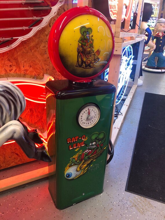 Clock Face Gas Pump For Sale