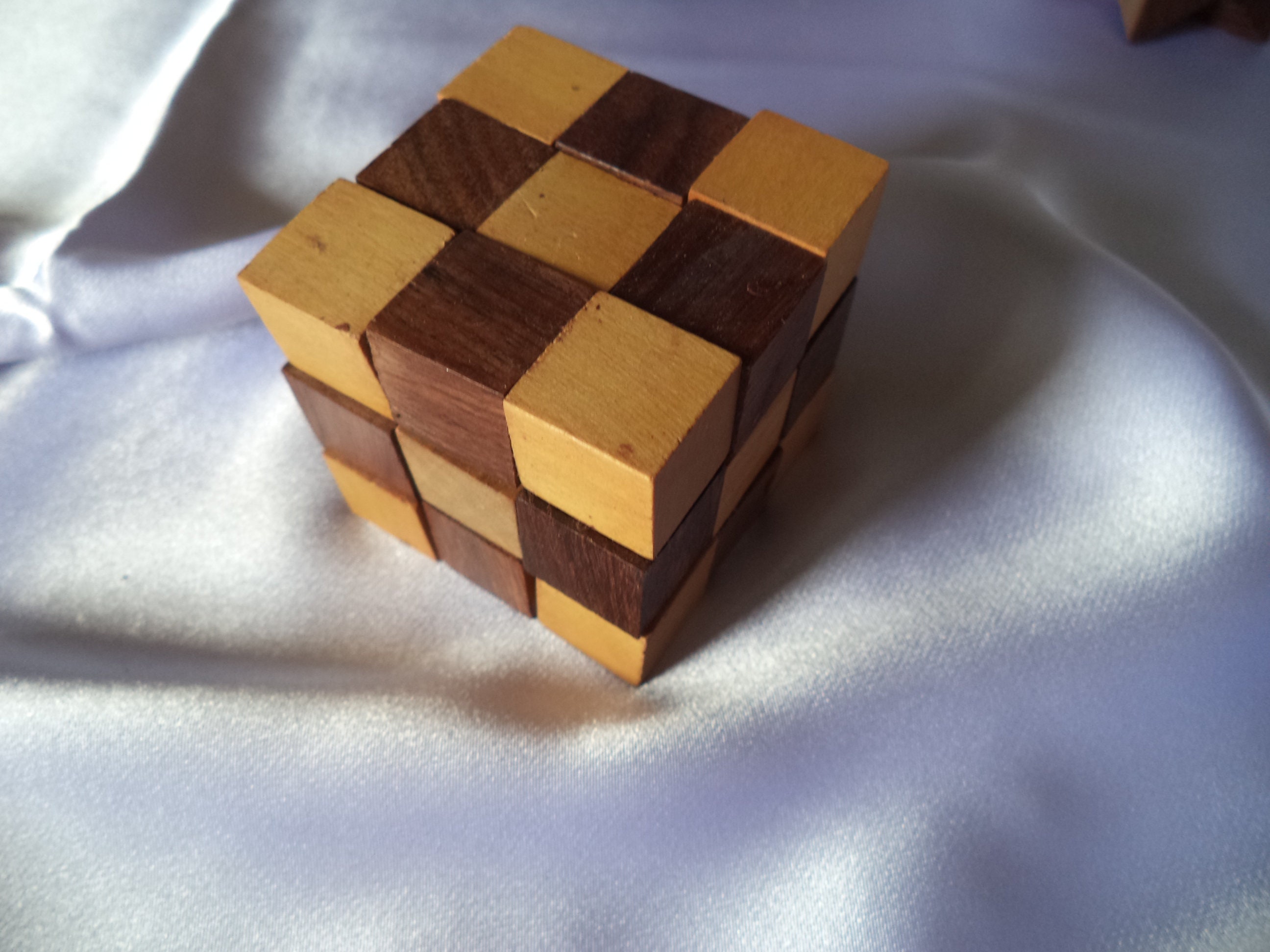 Wooden Hand Made Puzzle brain Teasers Gift Box Christmas Etsy