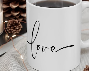 Love Mug, Love Cup, Christian Mug, Coffee Mug, Inspirational Gift, Tea Cup