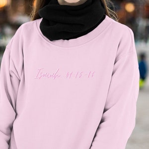 Christian Sweatshirt, Religious Gift, Bible Verse, Unique gift, Scripture Sweatshirt, Inspirational Gift, Christian Shirt, Isaiah 49
