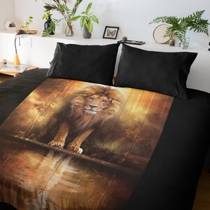 Christian Blanket, Lion and Lamb Blanket, Lion of Judah, Baby Blanket, Plush Blanket image 4